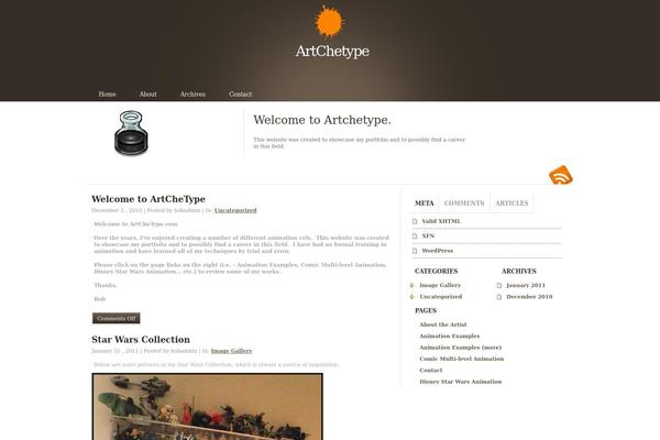 inkwell theme websites examples