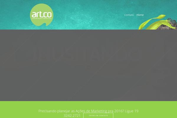 Cold theme site design template sample