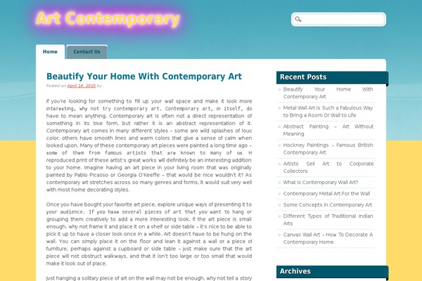 Citizen Journal theme site design template sample