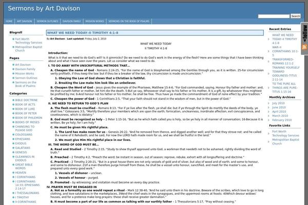 artdavison.com site used AndyBlue