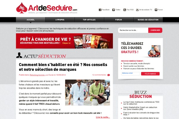 Click-mag theme site design template sample