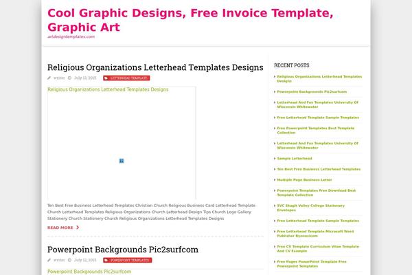 SABINA theme site design template sample