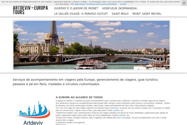 Surfarama theme site design template sample