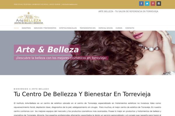 Avada theme site design template sample