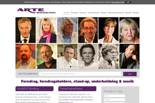 artebooking.dk site used Number-one