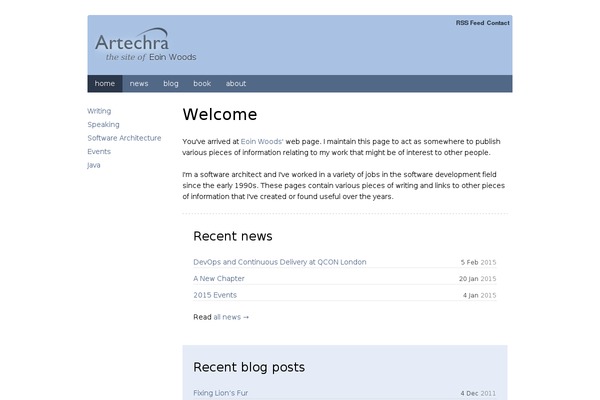 Alex theme site design template sample