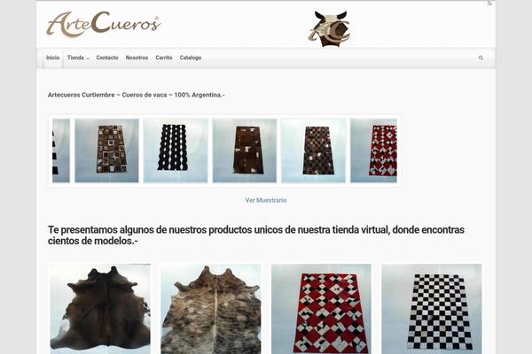 Site using Carousel for Awesome Filterable Portfolio plugin