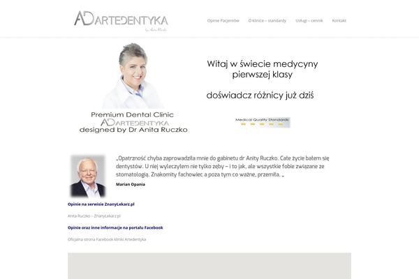 Medical Doctor theme site design template sample