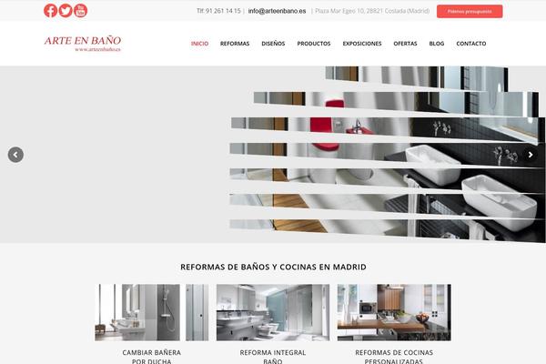 Legenda theme site design template sample
