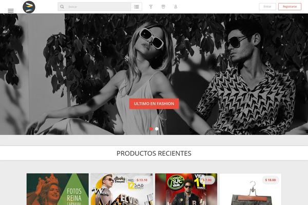 Implicit theme site design template sample