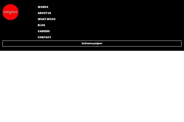 Arte theme site design template sample