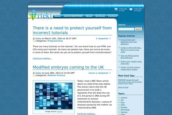 Evolution theme site design template sample