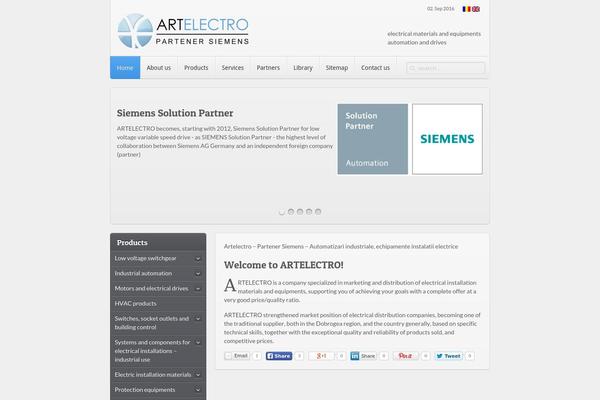 Sync theme site design template sample