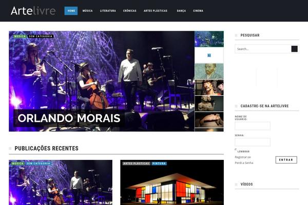 Gazette theme site design template sample