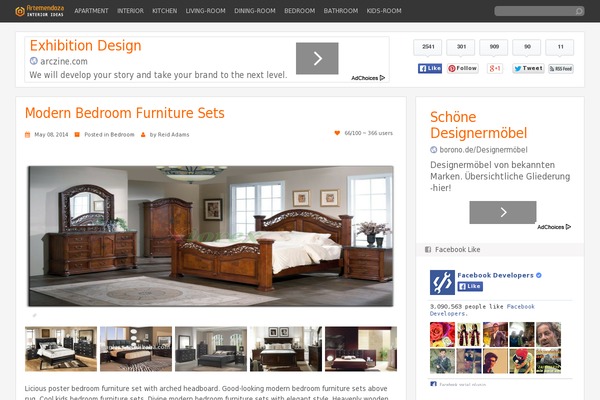 Arte theme site design template sample