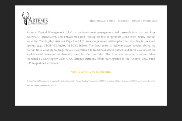 Artemis theme site design template sample