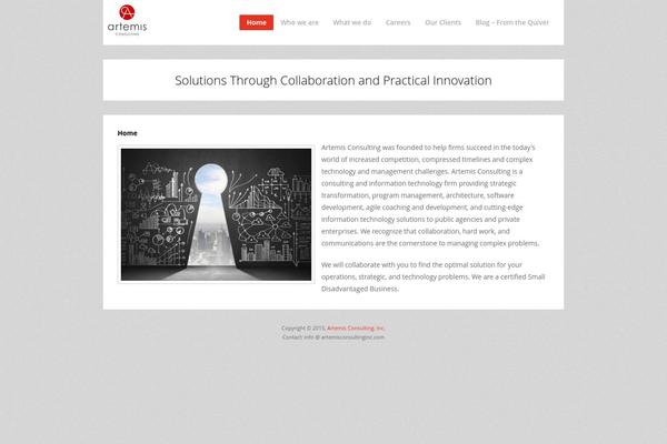 artemisconsultinginc.com site used Twenty Twenty-One