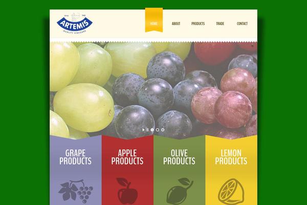 Agriculture theme site design template sample