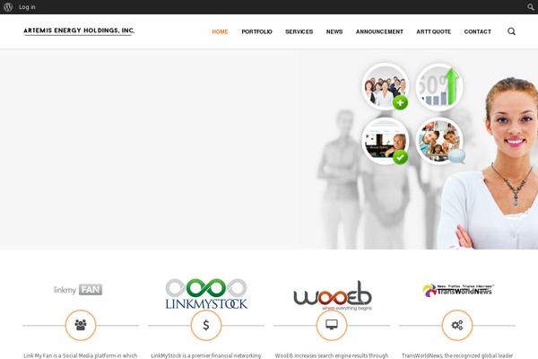 Sentinel theme site design template sample