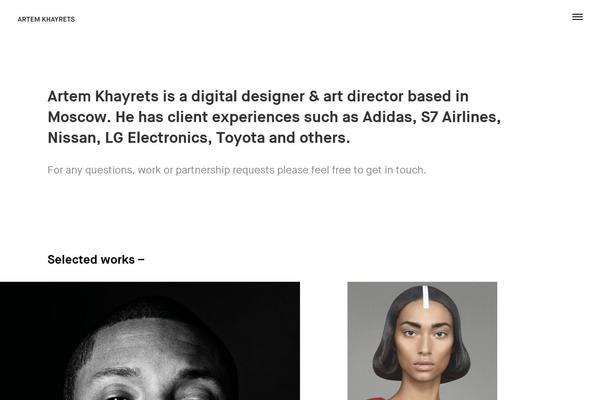 Semplice theme site design template sample