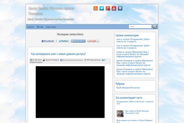 artempleshkov.ru site used Artproblogfree