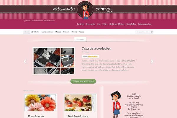 InReview theme site design template sample