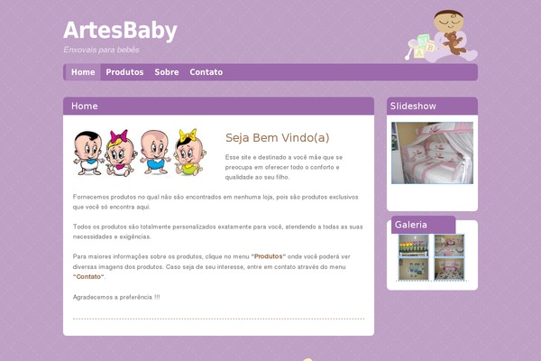 Babylog theme site design template sample