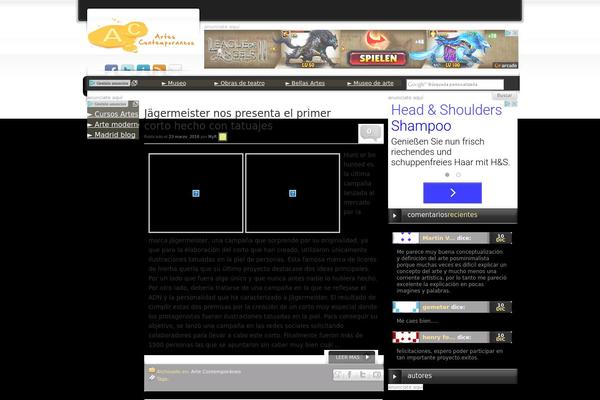 artescontemporaneos.com site used Myr