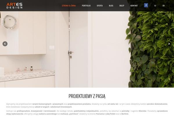 Central theme site design template sample