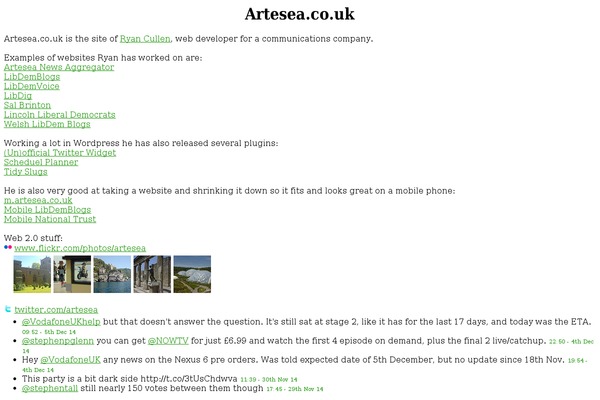 Twenty Thirteen theme site design template sample