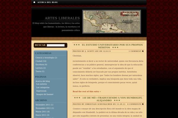 Modern-Vintage theme site design template sample