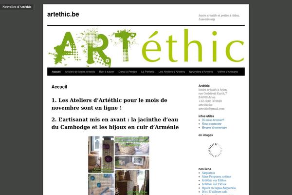 WordPress website example screenshot