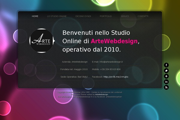 Veecard theme site design template sample