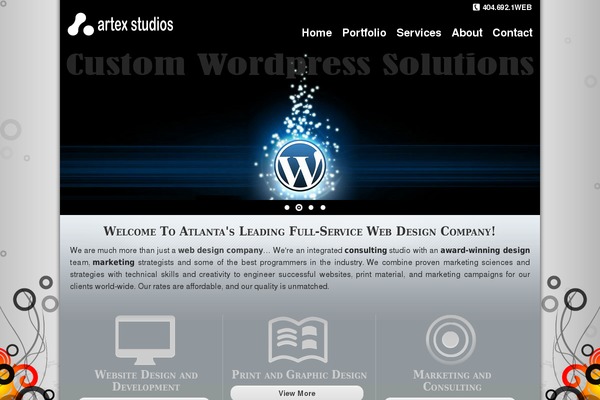 Phoenix theme site design template sample