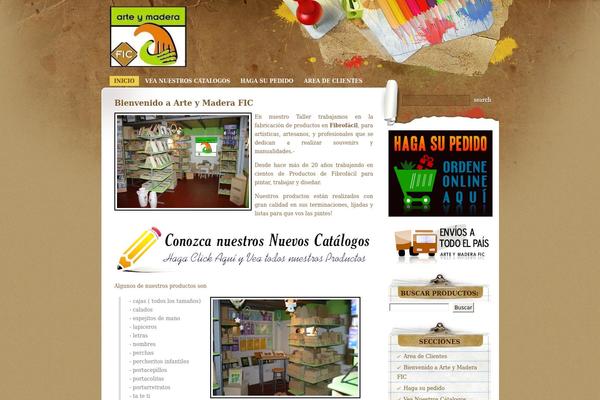 arteymaderafic.com.ar site used Indezinerpaperwall