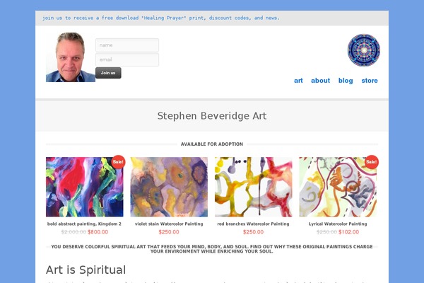 Gather theme site design template sample