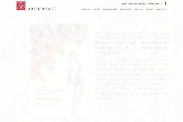 artheritagegallery.com site used Artheritage