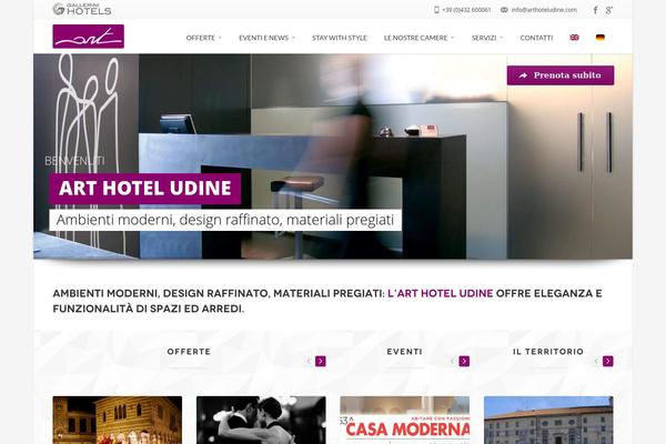 ART theme site design template sample