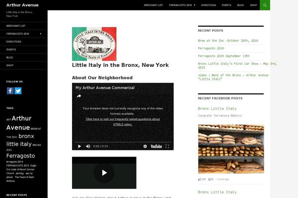 Site using Recent Facebook Posts plugin