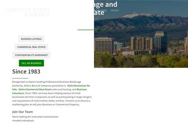 Site using Salient-social plugin