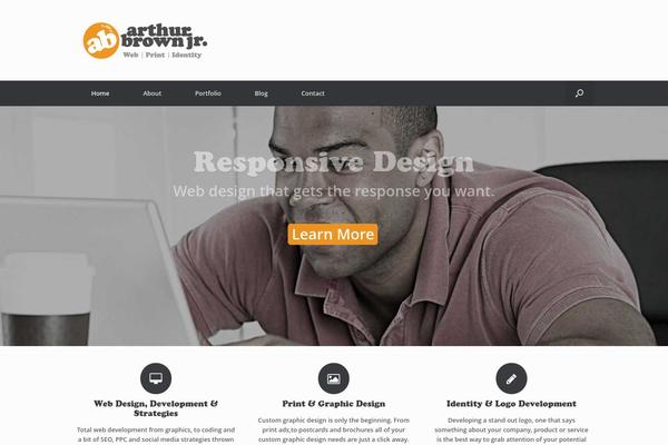 Vantage theme site design template sample