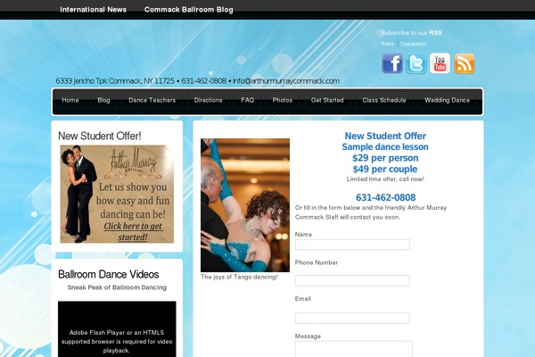 arthurmurraycommack.com site used Pinkpanther_nyc