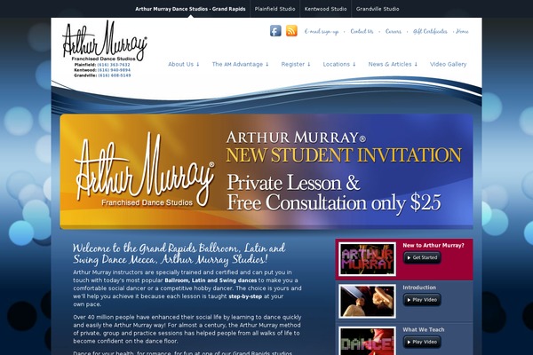 arthurmurraygr.com site used Em-salient