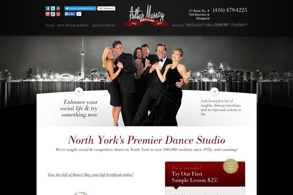Arthurmurray theme site design template sample