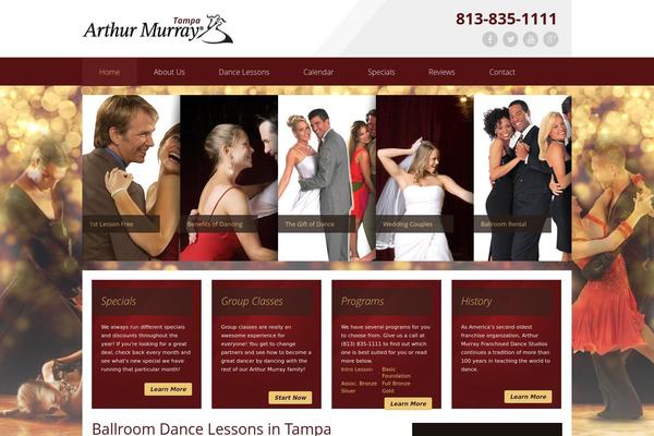 Arthurmurray theme site design template sample