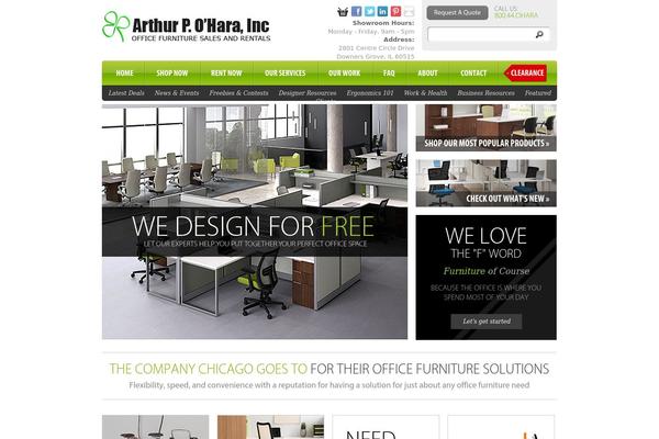 Vfs theme site design template sample