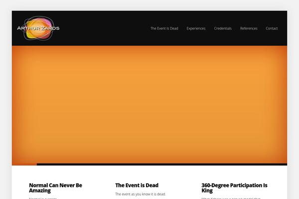 Foxy theme site design template sample