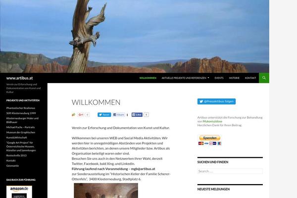 Site using jQuery Colorbox plugin