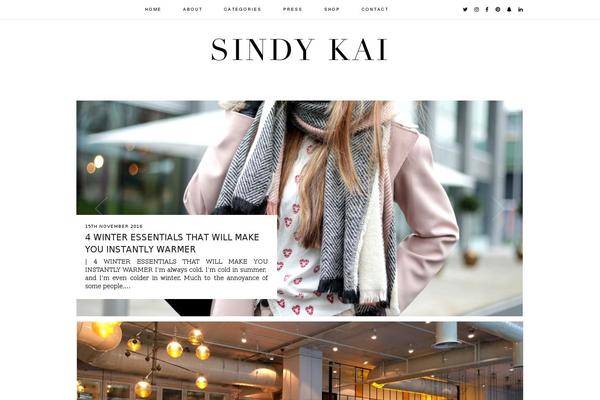 Site using Parallax Scroll plugin