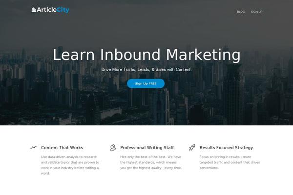 Deploy theme site design template sample